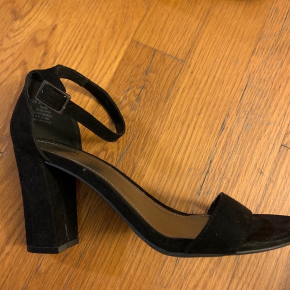 Black Suede Heels - Picture 2 of 4